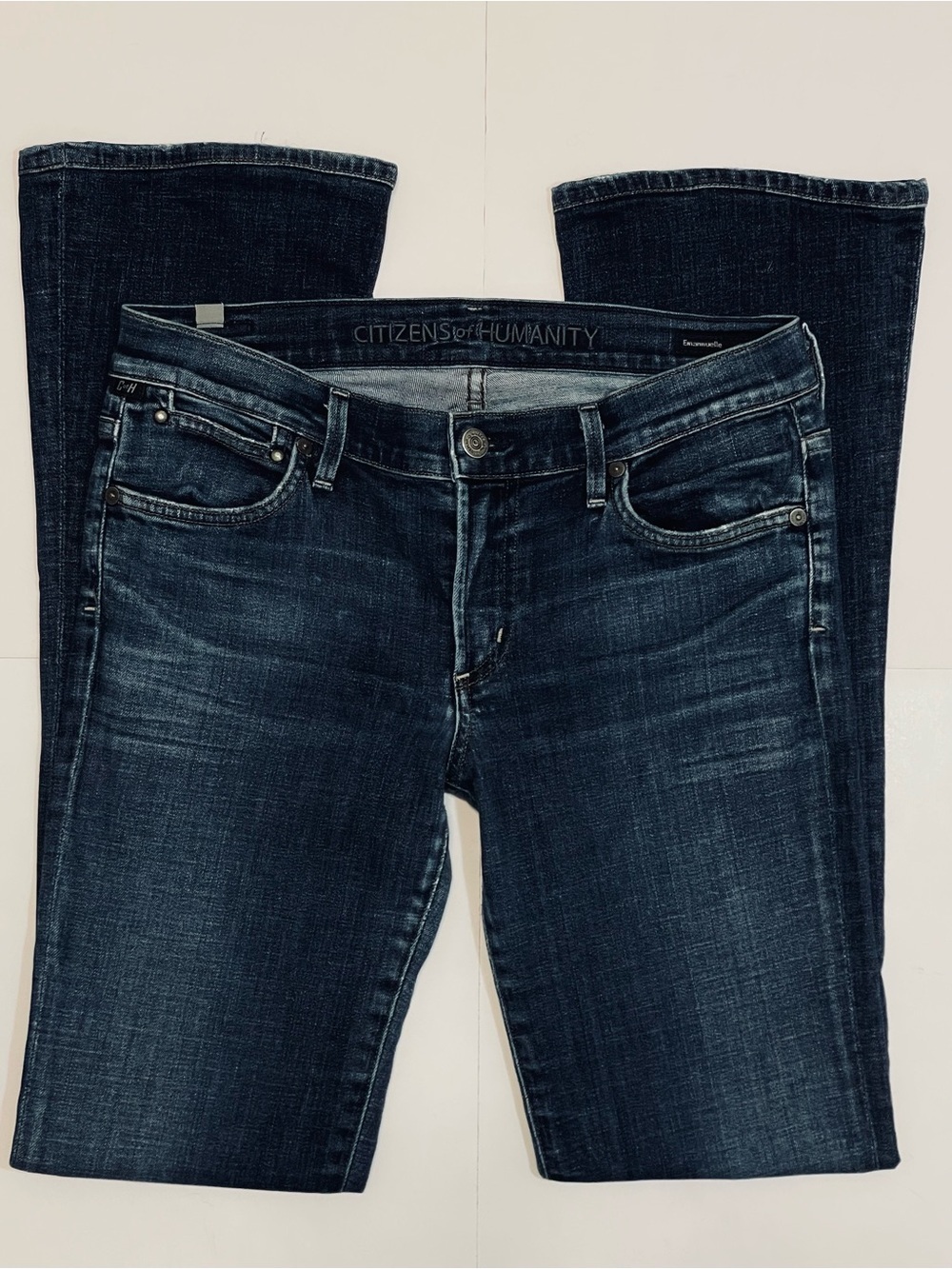 Citizens of Humanity Emanuelle Women’s Dark Blue Boot Cut Jeans Size 28